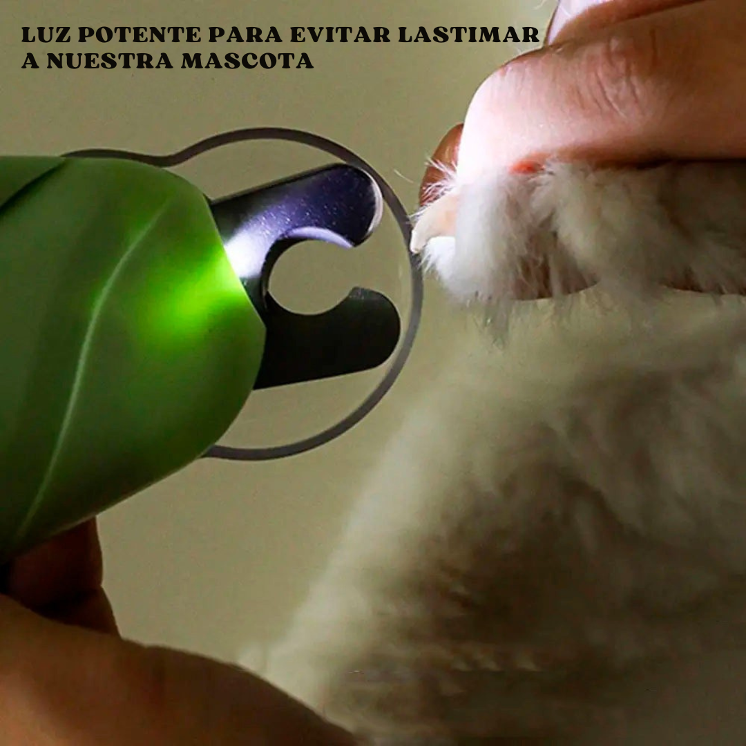 Cortauñas con Luz Led y Proteccion Contra Salpicadura