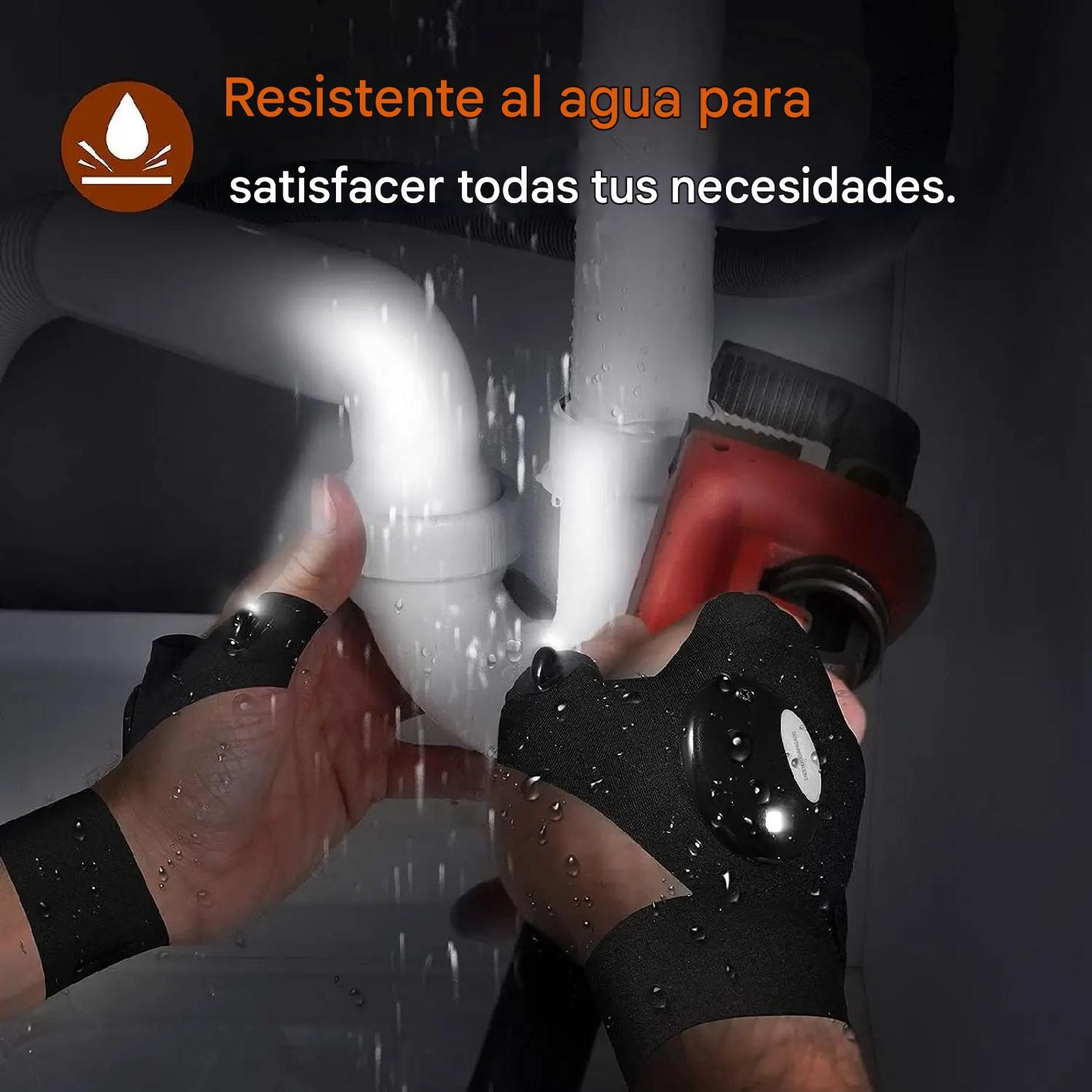 1 Par de Guantes con Linterna Led🔦- Iluminacion a Manos Libres