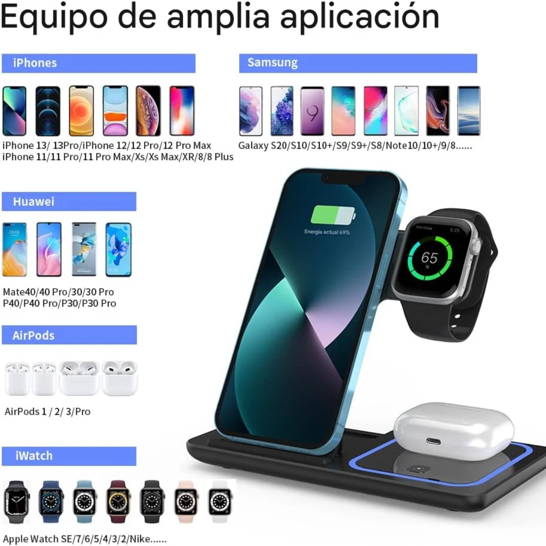 PowerPort™ Estacion de Carga 3 en 1