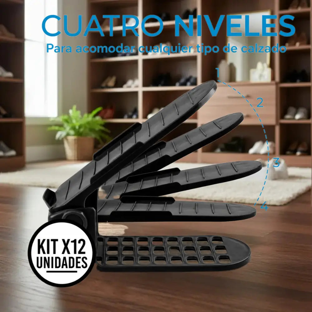 Organizador de Zapatos en Forma V x12 Unidades