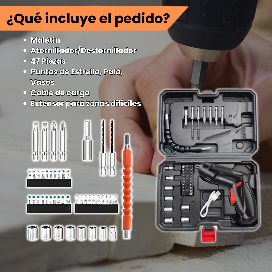 SmartStart Screwdriver™ Destornillador Electrico Inalambrico