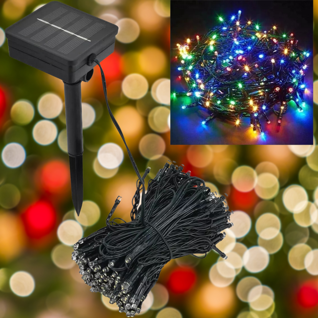🎄Luz Con Panel Solar x 10MT