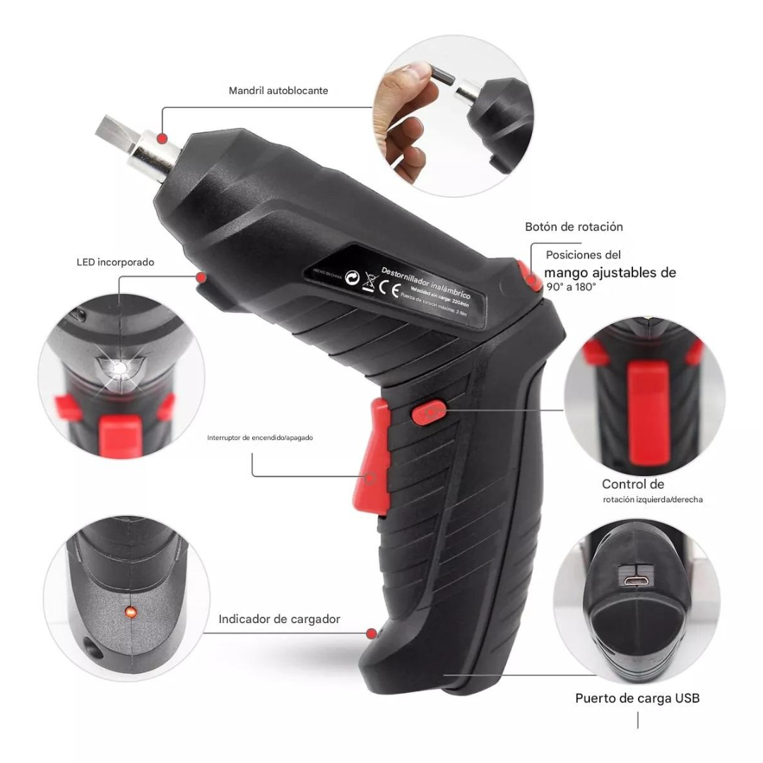 SmartStart Screwdriver™ Destornillador Electrico Inalambrico