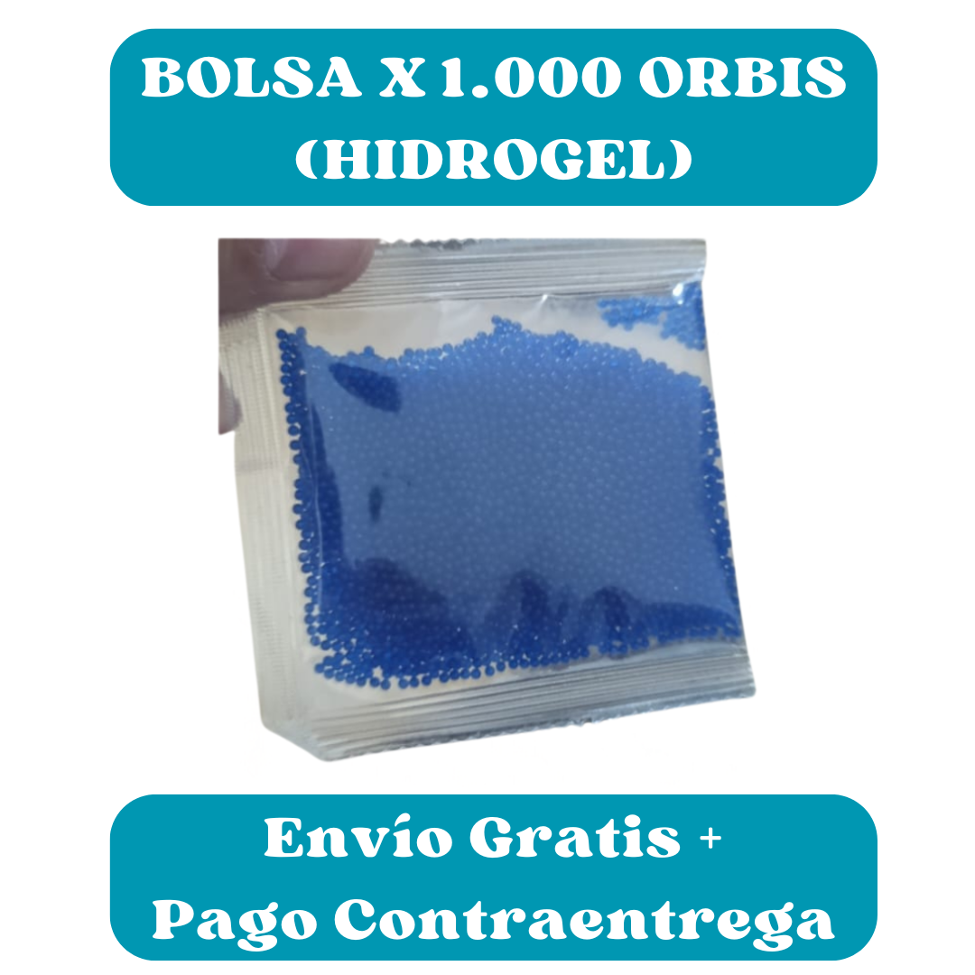 Paquete de 1.000 mil Orbis Hidrogel (Municion)