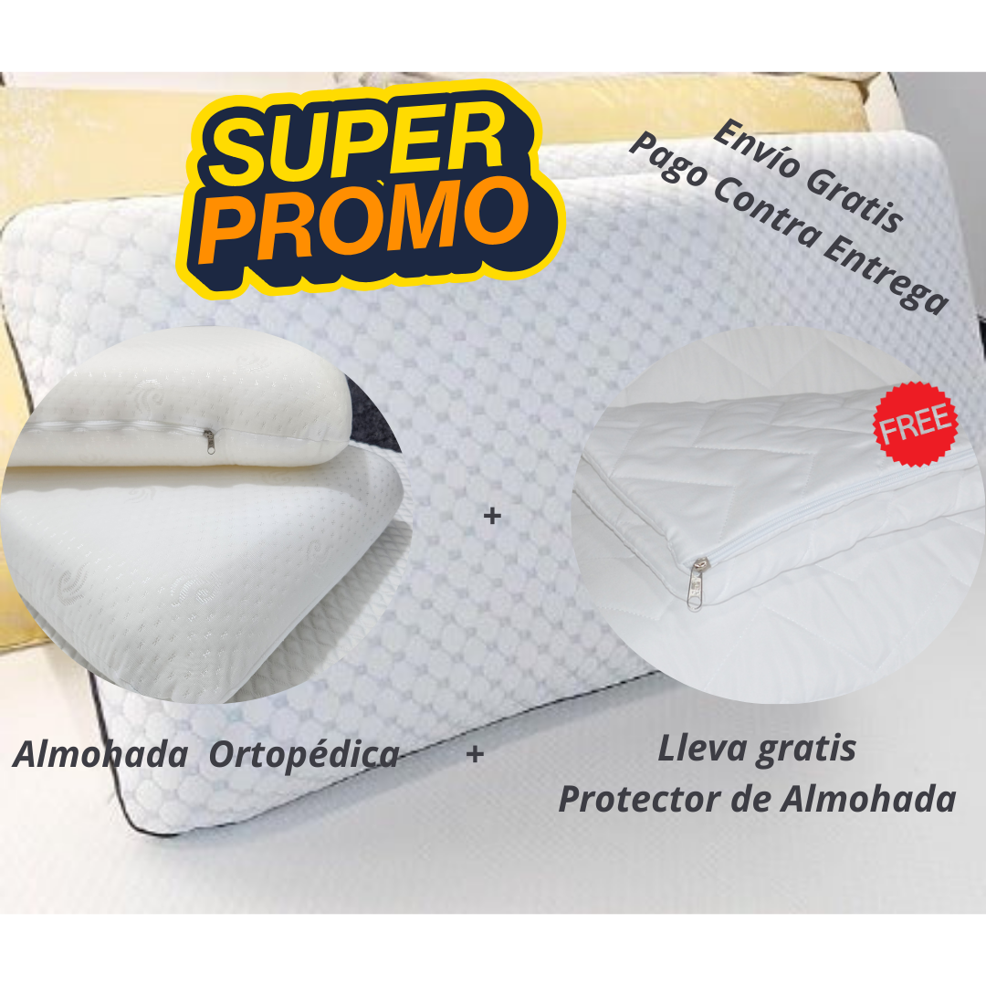 Almolivio® y Lleva gratis 2 Protectores de Almohada