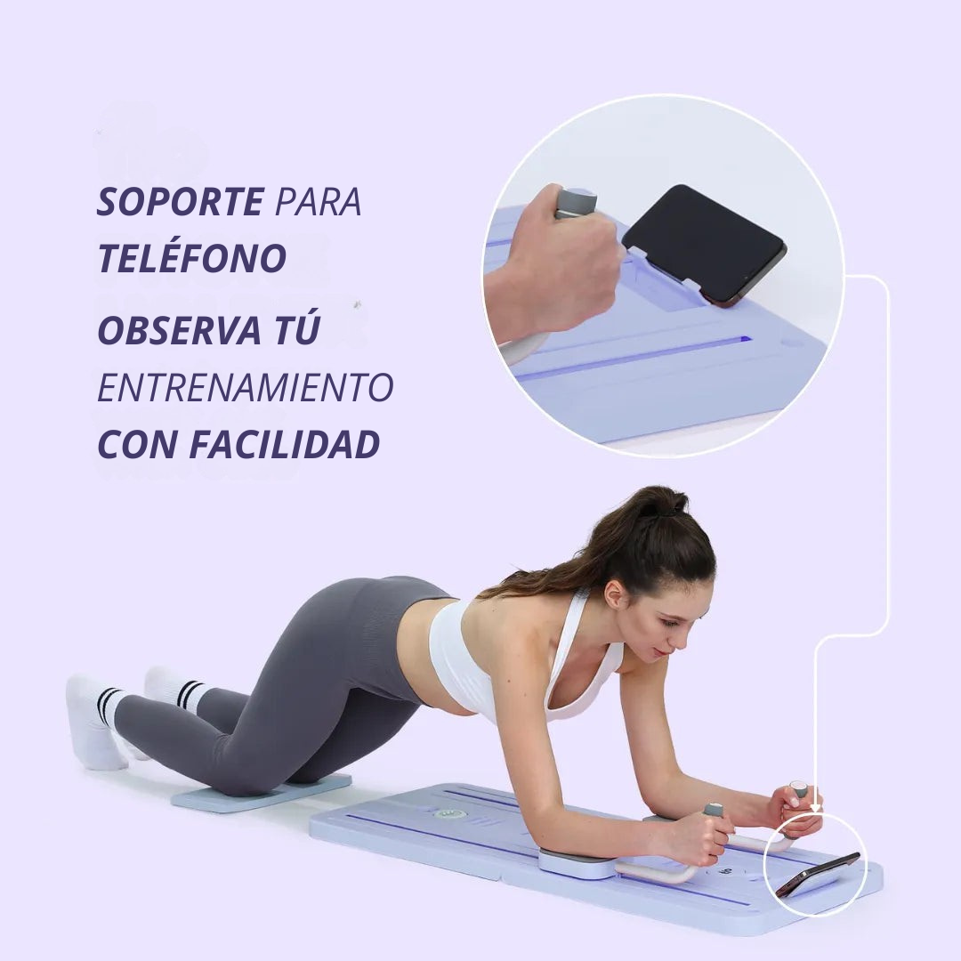 CoreFlex Pro™ Tabla de Pilates ➕ Libro de Guia de las Mejores Rutinas para Tonificar tu Cuerpo📓 (Gratis)