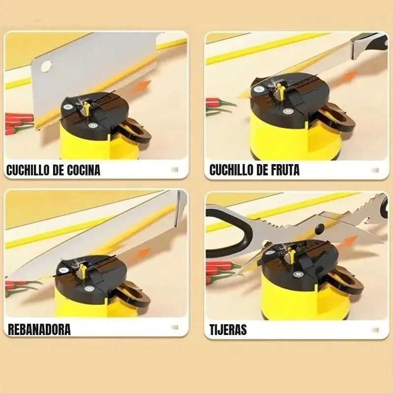 🔪 ¡Recupera el filo de tus cuchillos en pocas pasadas!