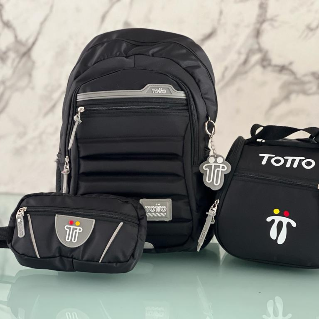 Trio Totto - Maletin + Cartuchera + Lonchera