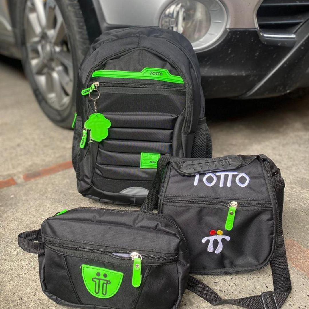 Trio Totto - Maletin + Cartuchera + Lonchera