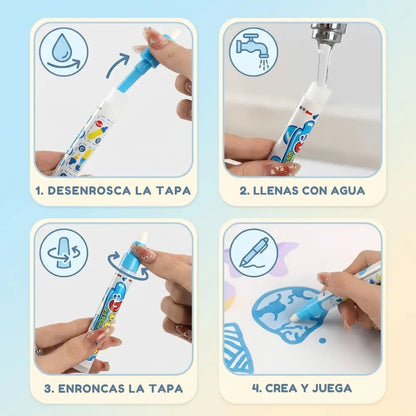 MagicWater™ - Lienzo Magico Reutilizable
