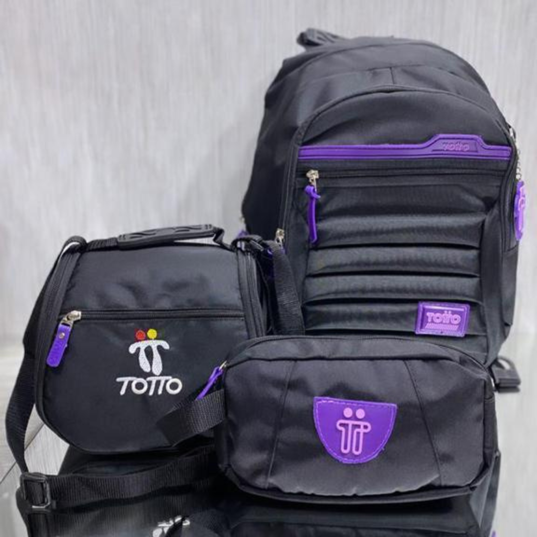 Trio Totto - Maletin + Cartuchera + Lonchera
