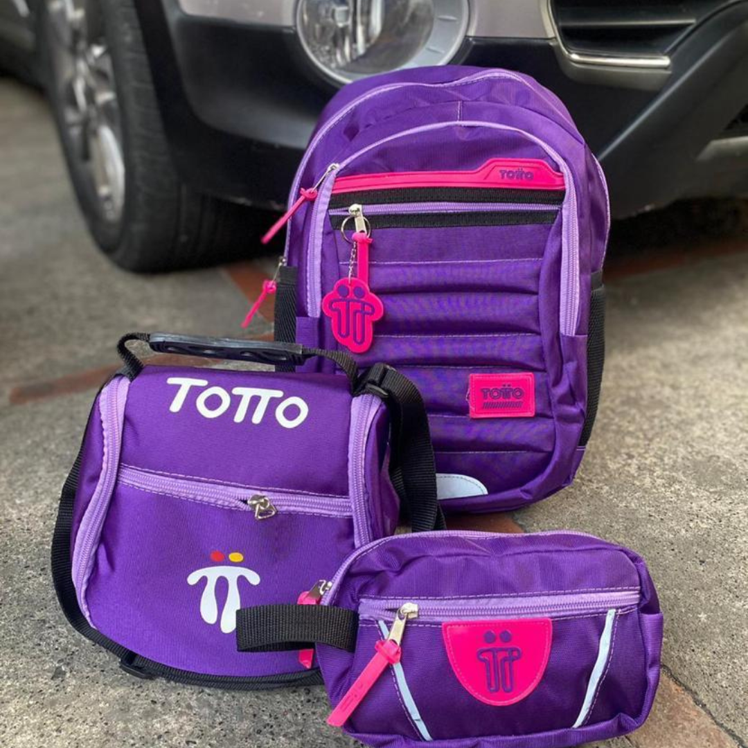 Trio Totto - Maletin + Cartuchera + Lonchera
