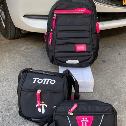 Trio Totto - Maletin + Cartuchera + Lonchera