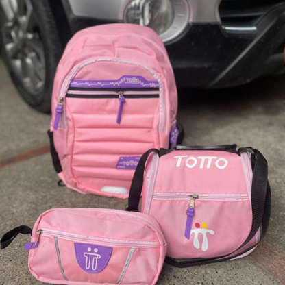 Trio Totto - Maletin + Cartuchera + Lonchera