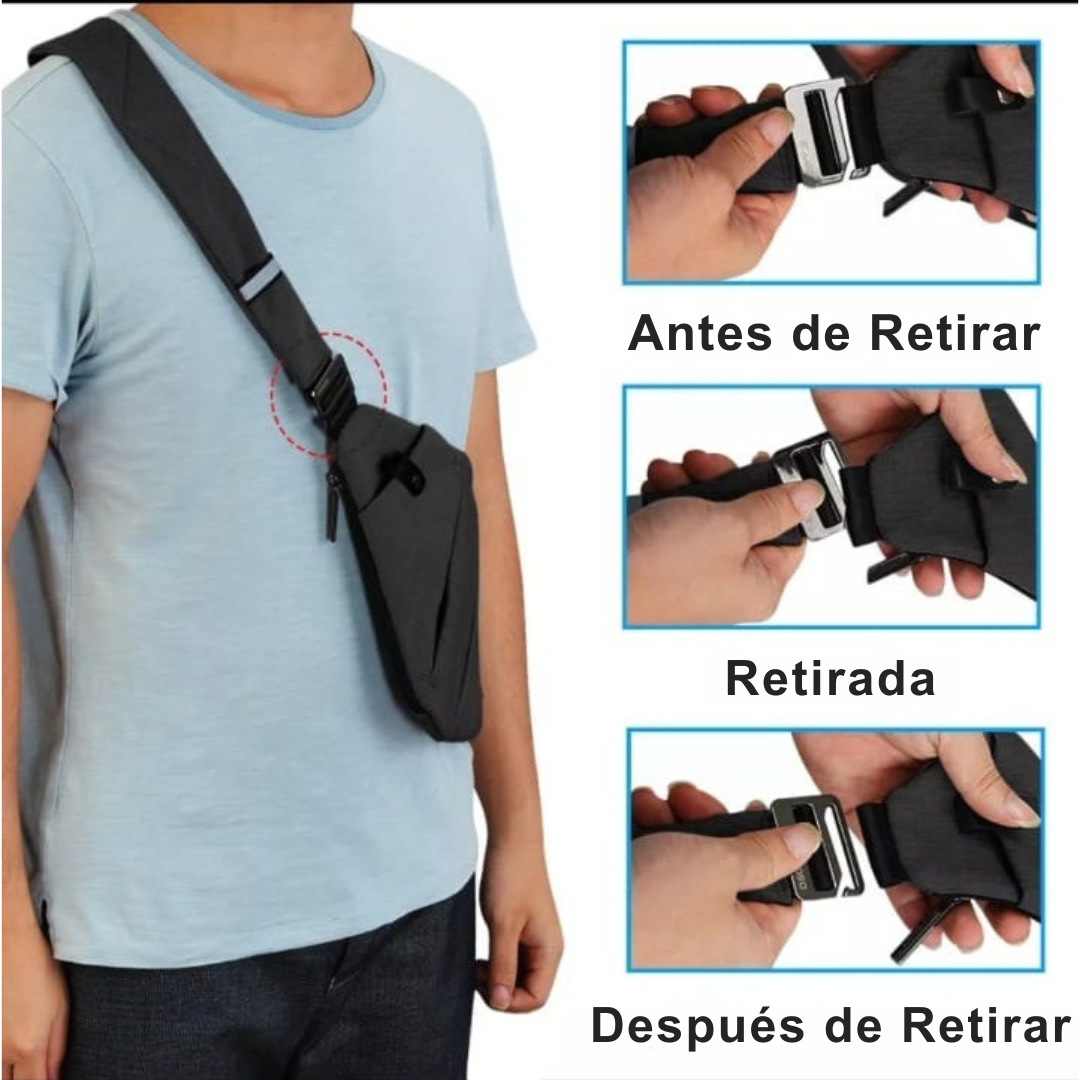 Morral Bolso de Hombro - Ocultable