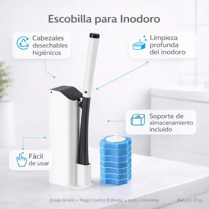 Escobilla Desechable - Limpia sin tocar la mugre