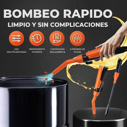 Bomba de Transferencia a Batería: Portátil y Sin Derrames