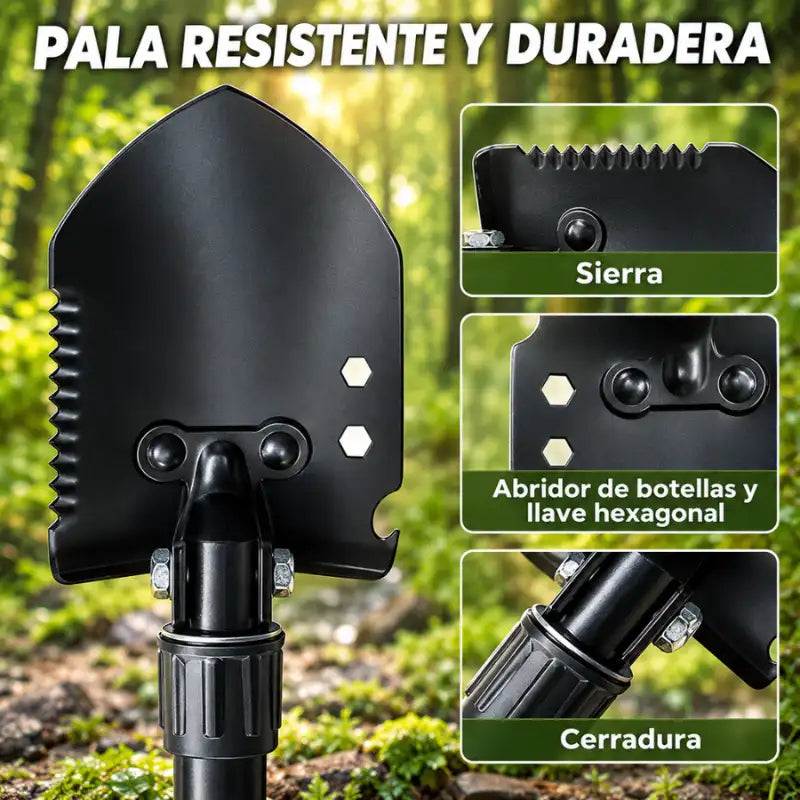 Pala Táctica Multifuncional Plegable
