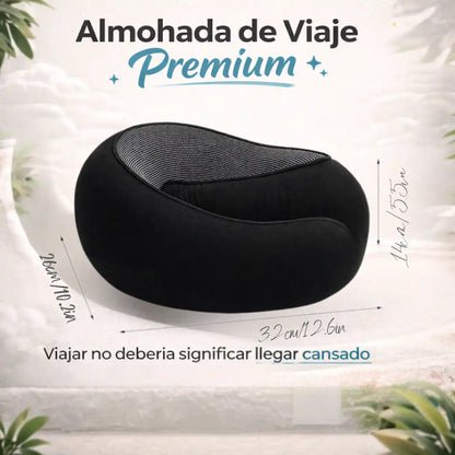 Almohada de Viaje Premium - Descansa de verdad mientras viajas