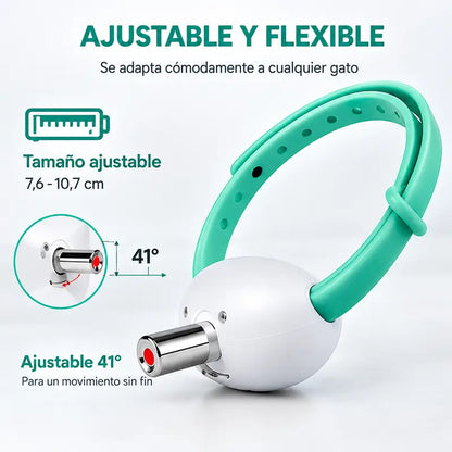 Collar Láser para Gatos - Despierta el cazador que lleva dentro