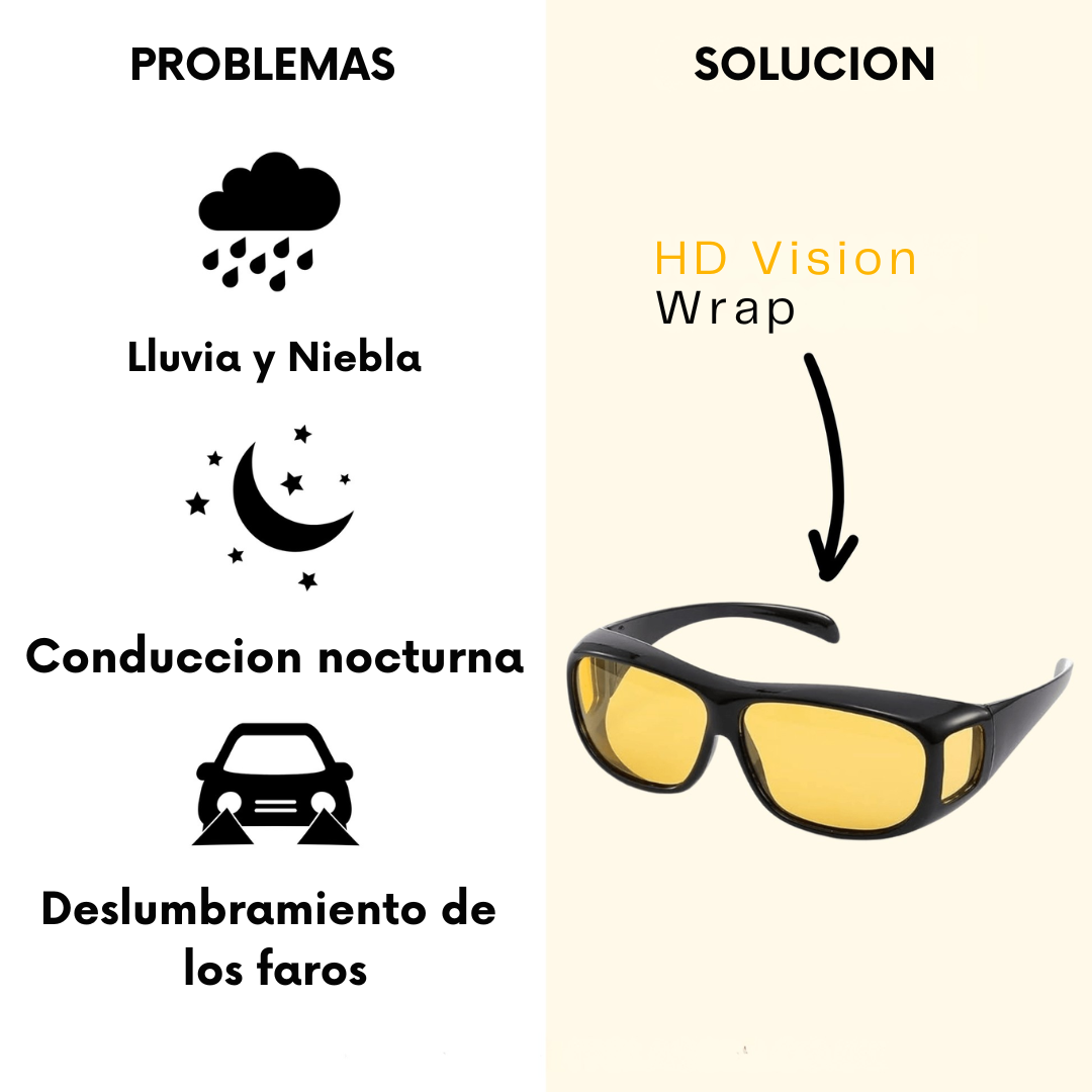 HD Vision Wrap Arounds - Gafas para conducir