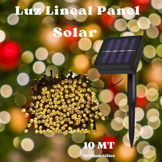 🎄Luz Con Panel Solar x 10MT