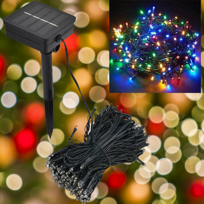 🎄Luz Con Panel Solar x 10MT