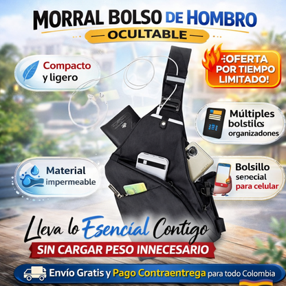 Morral Bolso de Hombro - Ocultable