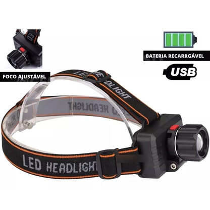 Linterna Deportiba Frontal Recargable