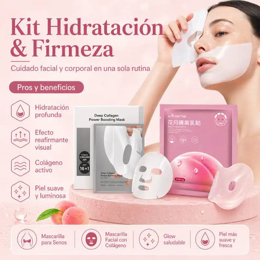 Kit Hidratación & Firmeza - Mascarilla Facial + Mascarilla para Senos