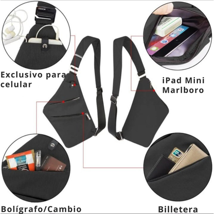 Morral Bolso de Hombro - Ocultable