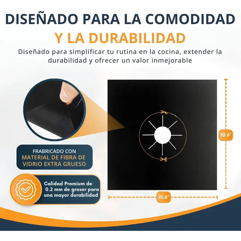 Protectores Reutilizables para Estufa — Set de 4